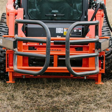 tractor skid steer bale attachment